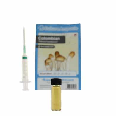 ✅ Culture Ampoule Colombian Sporenspuit (Psilocybe Colobienscens) analyse - Magische Paddo's - Smartific.com
