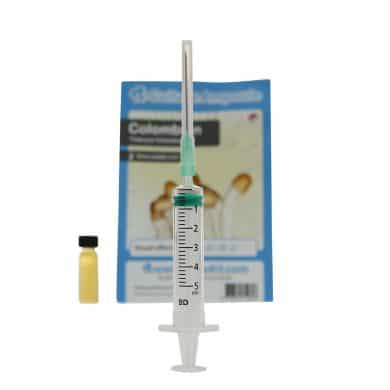 ✅ Culture Ampoule Colombian Sporenspuit (Psilocybe Colobienscens) analyse - Magische Paddo's - Smartific.com