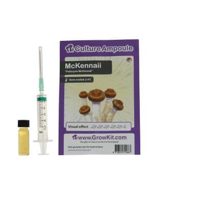 ✅ Culture Ampoule McKennaii Sporenspuit (Psilocybe) analyse - Magische Paddo's - Smartific.com