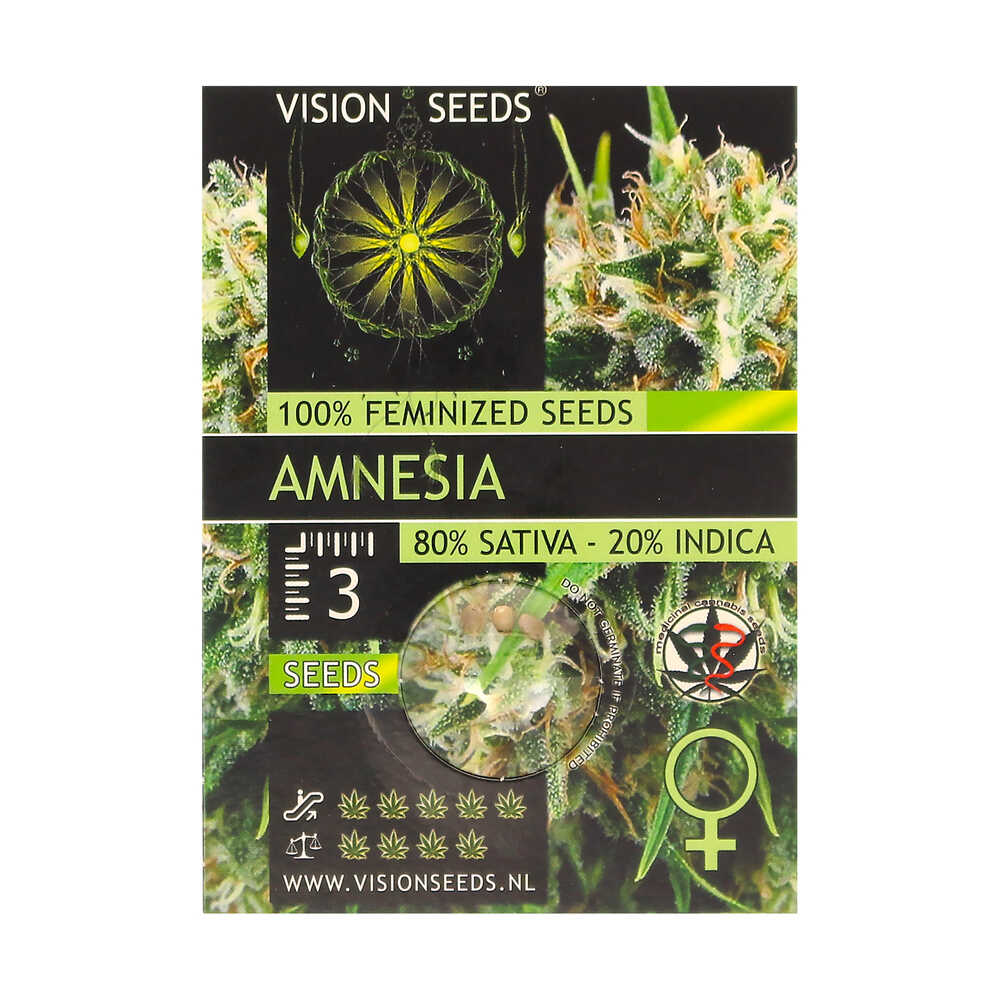 ? Vision Seeds Gefeminiseerd Wietzaadjes AMNESIA Smartific 2014220/2014219 ? Vision Seeds Gefeminiseerd Wietzaadjes AMNESIA Smartific 2014220/2014219