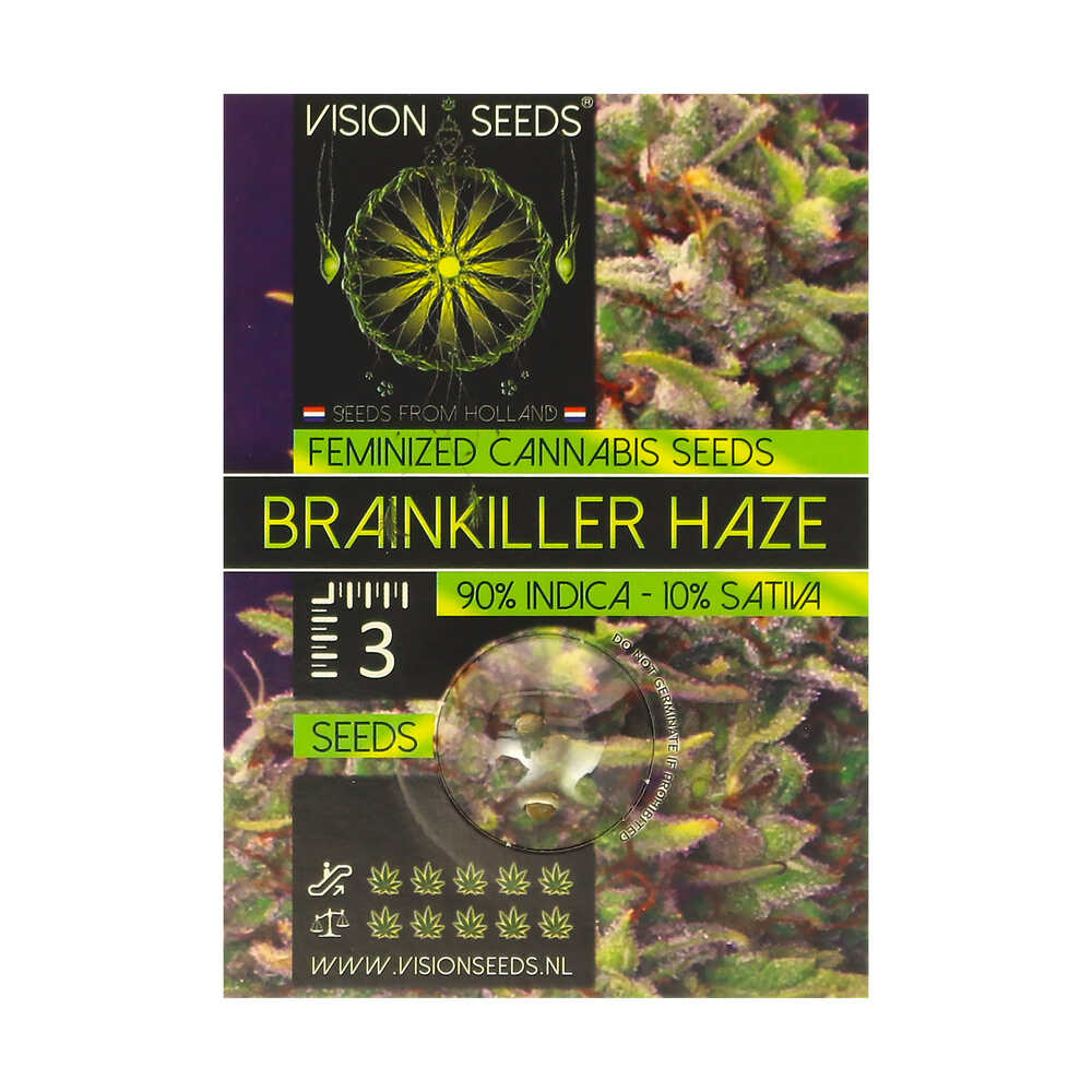 ? Vision Seeds Gefeminiseerd Wietzaadjes BRAINKILLER HAZE Smartific 2014230/2014229 ? Vision Seeds Gefeminiseerd Wietzaadjes BRAINKILLER HAZE Smartific 2014230/2014229