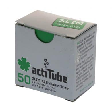 ? ActiTube actieve houtskool dunne filtertip Smartific 4260041939950