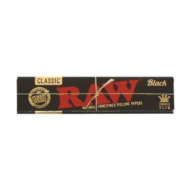 ? Raw Black King Size Slim Lange Vloei Smartific 716165250326