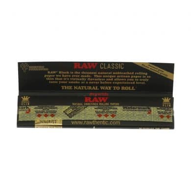? Raw Black King Size Slim Lange Vloei Smartific 716165250326