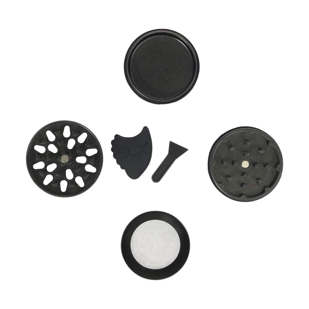 ? Kleine zwarte SLX grinders met keramische coating en anti aanbaklaag Smartific 8718053635644 ? Kleine zwarte SLX grinders met keramische coating en anti aanbaklaag Smartific 8718053635644
