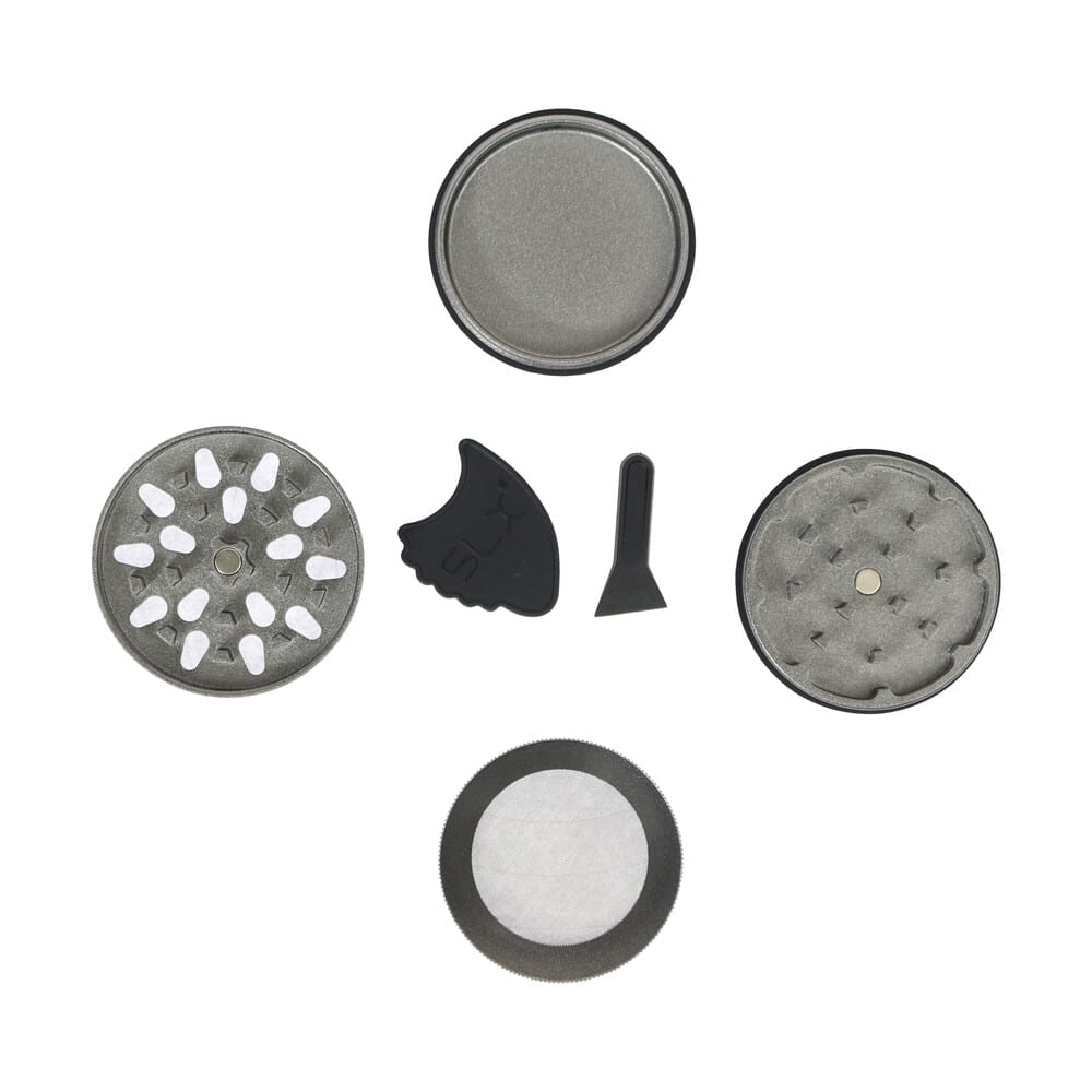 ? Zilverkleurige kleine SLX grinder met keramische coating Smartific 8718053635699 ? Zilverkleurige kleine SLX grinder met keramische coating Smartific 8718053635699