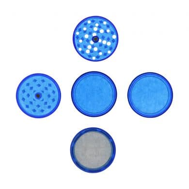 ? Acryl 5-delige blauwe grinder Smartific 8718053638867