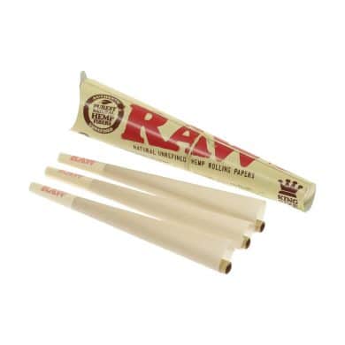 ? Raw voorgerolde biologische hennep kingsize Cones Smartific 716165202110