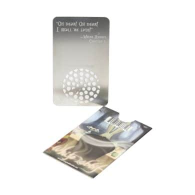 ? White Rabbit - Alice in Grinderland Credit Card Grinder Smartific 799804086616