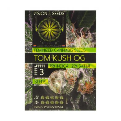 ? Vision Seeds Gefeminiseerd Wietzaadjes TOM KUSH OG Smartific 2014272/2014271
