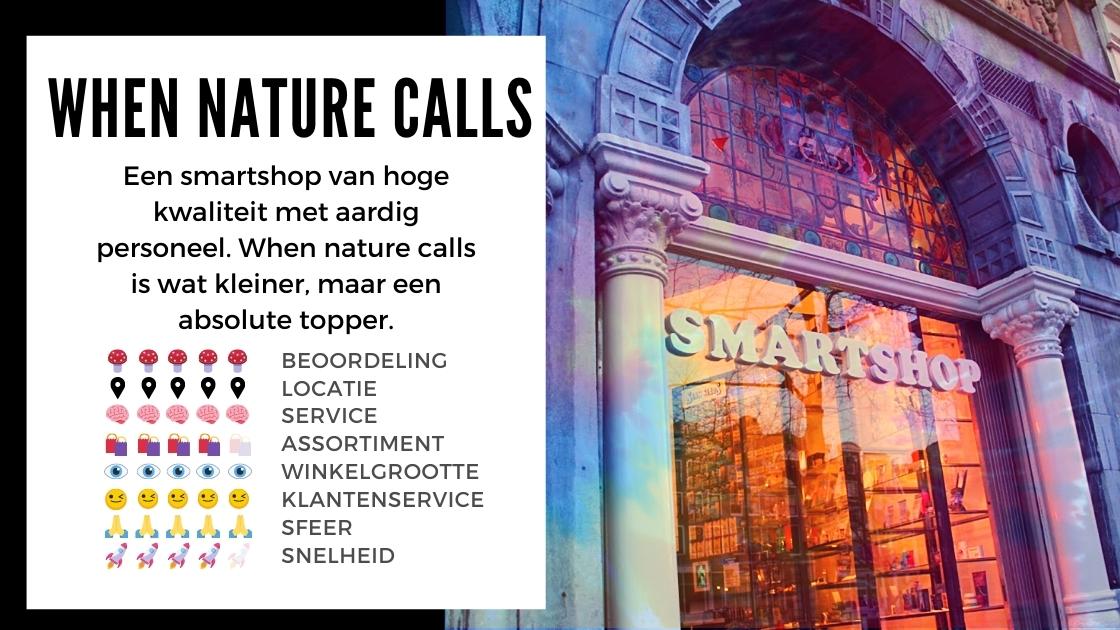 When Nature Calls Smartshop ansterdam review smartific online webshop