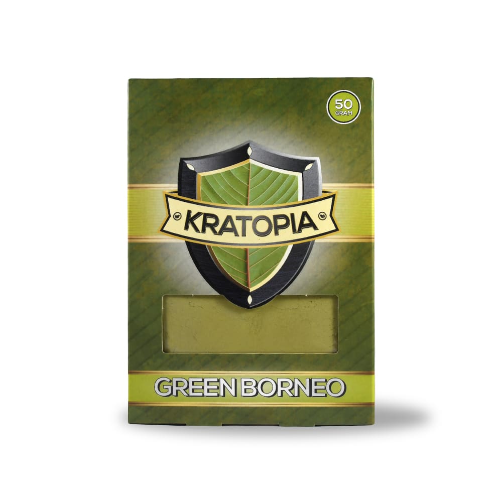 Green Borneo Kratom front view Kratopia Green Borneo Kratom front view Kratopia
