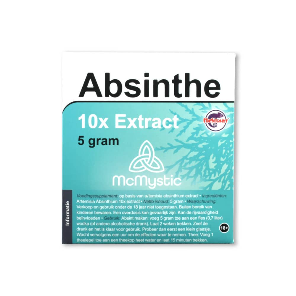 Absinthe 10x 5 gram Front view Absinthe 10x 5 gram Front view