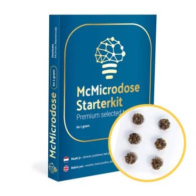 McMicrodose Starterkit voorzijde met inhoud