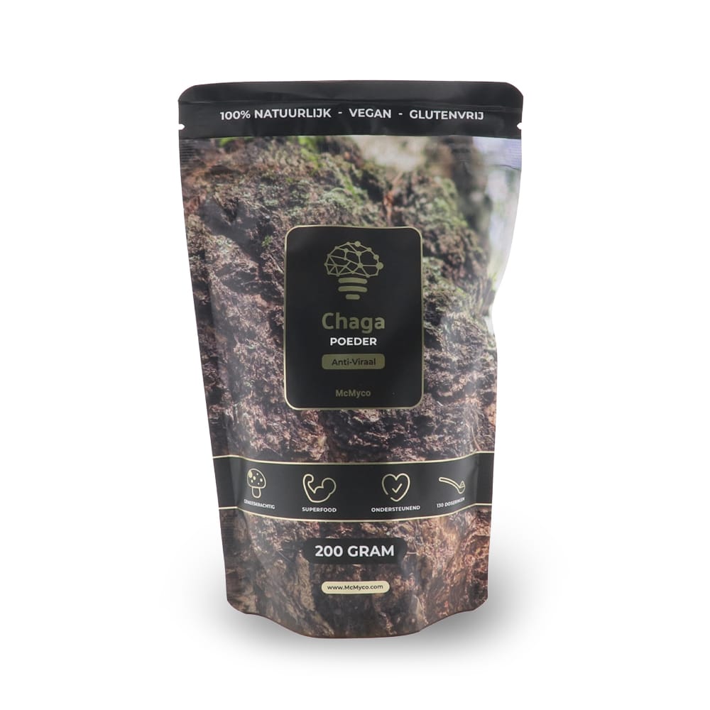 Chaga 200 gram Chaga 200 gram front pouch