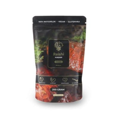 Reishi 200 gram front pouch
