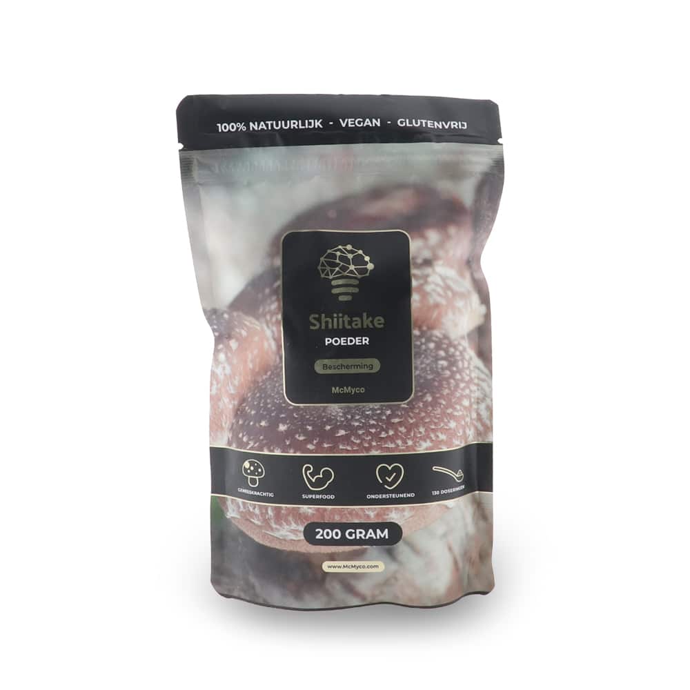 Shiitake 200 gram Shiitake 200 gram front pouch