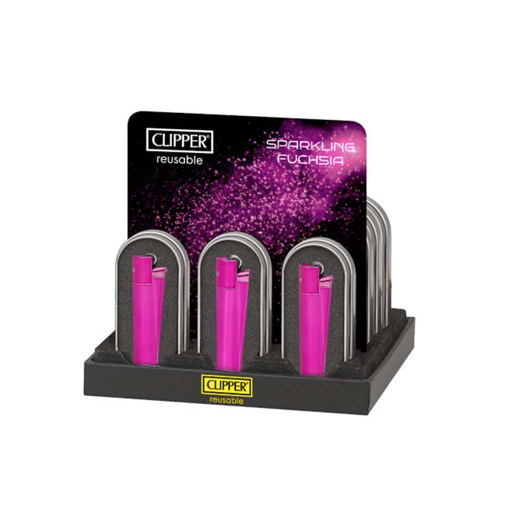 Clipper Metal Sparkling Fuschia Clipper Metal Sparkling Fuschia